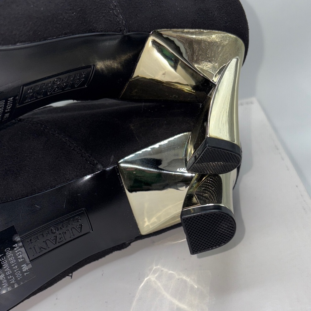 Alfani Black Heeled Ankle Boots - Picture 7 of 7